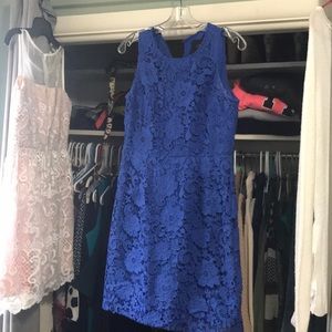 J crew blue dress